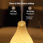 INRORANS Art Glass Essential Oil Diffuser - 160ml Ultrasonic Cool Mist Scent - Image 4