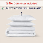 Kotton Culture 120"x120" 3 Pc Super King Plus/Super Oversize King Duvet Cover - Image 2