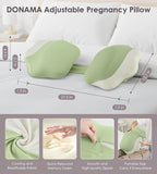Memory Foam Pregnancy Pillows for Sleeping, Side Sleeper Maternity Pillow - Image 2