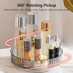 Rotating Makeup Organizer for Vanity, Spinning Cosmetics Storage for Bathroom - Image 2