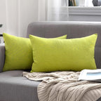 MIULEE Pack of 2 Decorative Outdoor Solid Waterproof Throw Pillow Covers Spring - Image 7