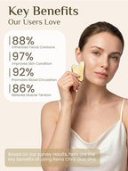 Rena Chris Gua Sha Facial Tools, Stainless Steel Guasha Tool - Image 4