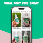 Freeman Flirty Feet Instant Foot Peeling Spray, Exfoliating Foot Mask - Image 2