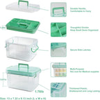 HEY FOLY 15qt Clear Medicine Organizer Storage Box - Image 2