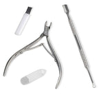 Professional Manicure Tools Set, Stainless Steel Cuticle Nipper, Upgrade Gel by HIFAU