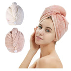 M-bestl 2 Pack Microfiber Hair Towel Wrap, Hair Drying Towel by awesomeOralcareproduct