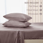 CozyLux Satin Sheets Queen Size Bed Set - Image 6