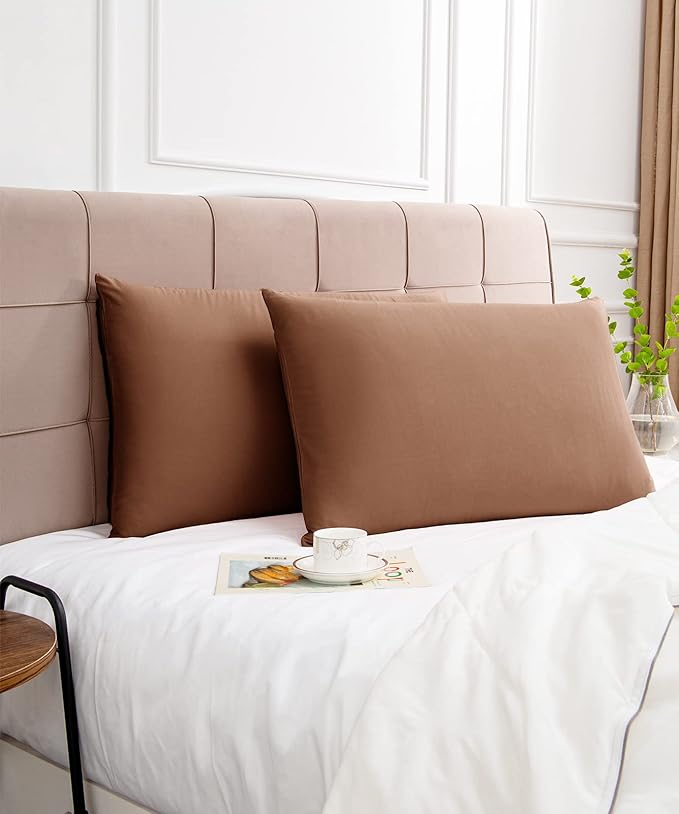 Warmstar Cotton Pillow Cases King Size Set of 2, 600 Thread Count Pillowcases - Image 6