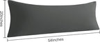 NTBAY Body Pillow Cases Set of 2, 2 Pack Brushed Microfiber 20x54 Pillow Cases - Image 3