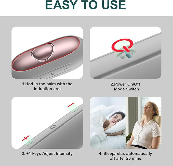 Handheld Relaxation Device – Dual-Mode Gentle Pulse Wellness Tool - Image 4