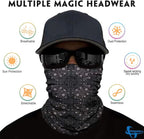 Venswell Neck Gaiter Face Mask Men Women, Seamless Bandana Rave Face Cover - Image 2