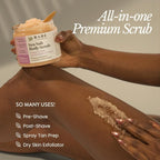 Bare Botanics Matcha Eucalyptus Body Scrub 24 oz - Image 3