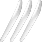 Pndeyo 3pcs Mini Stainless Steel Makeup Spatula, 2.87x0.49in Reusable Cosmetic by Pndeyo