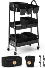 3-Tier Rolling Utility Cart by AOZITA