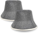 Wool Sauna Hat, Comfortable Soft Felt Wool Cap, Breathable Russian Banya Cap by Unknown