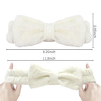 Semato 8 Pcs Creamy White Spa Headband Bachelorette Party Favor Set Skincare - Image 3