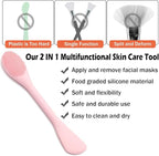 RamPula Facial Cleansing Brush, 2 in 1 Silicone Face Mask Brush & Face Scrubber - Image 2
