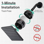 Cobbe High Pressure Filtered Shower Head Combo, Rain Shower Head - Image 9