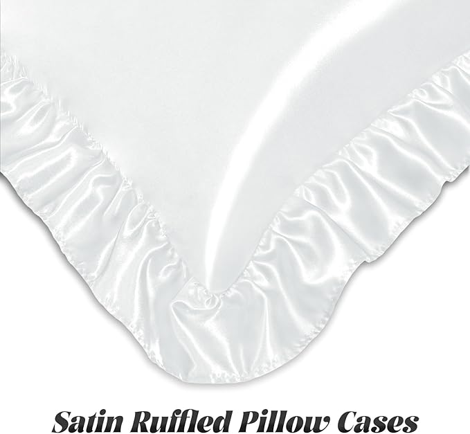 Homiest Ruffle Satin Pillowcase - Image 4