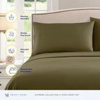 Twin Sheets - Breathable Luxury Sheets - 1800 Supreme Collection Extra Soft - Image 2