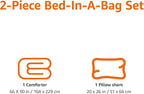 Amazon Basics 2-Piece Soft, All-Season Microfiber Kids' Comforter and Pillow - Image 3