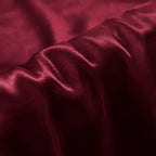 Aormenzy Satin Pillow Cases for Women Standard Size Set of 2, Burgundy Satin - Image 2