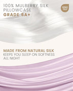 THXSILK Set of 2 100% Mulberry Silk Pillowcase - Image 2