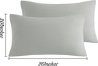 NTBAY King Pillow Cases Set of 2, 2 Pack Brushed Microfiber 20x36 Pillow Cases - Image 6