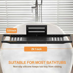 Bathtub Tray Caddy Black - Image 2