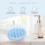 Meartchy Silicone Scalp Massager, Scalp Scrubber - Image 6