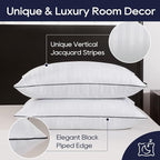 downluxe Bed Pillows Standard Size Set of 2 - Image 2