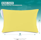 Utopia Bedding Premium 100% Waterproof Pillow Protectors - Image 2