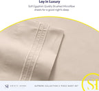 1800 Thread Count Sheet Set – Soft Egyptian Quality Brushed Microfiber Sheets – - Image 6
