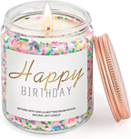 Candles for Birthday, Vanilla Cream Scented Candle 7OZ, Happy Birthday Candle - Image 6