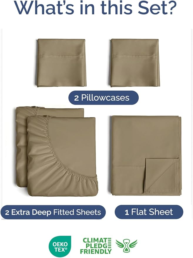 Extra Deep Split King Sheet Set - Image 2