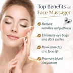 Stainless Steel 3D Face Roller Metal Facial Massager Face Sculpting Gua Sha - Image 6