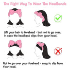 8 Pcs Spa Headbands for Women Facial Makeup Headband Stocking Stuffers For - Image 7