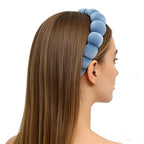 Headbands Women Hair Head Bands, Padded Fabric Hair Bands Wide Velvet Non Slip - Image 5