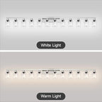 Brushed Nickel Bathroom Vanity Light, 12 Light Brushed Nickel Bathroom Lighting - Image 8