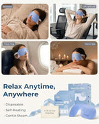 10 Packs Self Heating Steam Eye Mask: Warm Eye Compress - Image 7