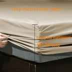 SONORO KATE Bed Sheet Set Super Soft Microfiber 1800 Thread Count Luxury - Image 3