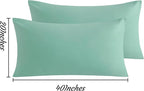 NTBAY King Pillow Cases Set of 2, 2 Pack Brushed Microfiber 20x40 Pillow Cases - Image 3