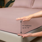 Mejoroom King Size Bed Sheet Set - Image 3