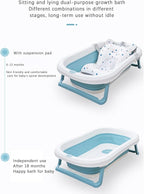 Baby Bath Cushion Pad Newborn Bathtub Mat Infant Bath Supporter Net Baby - Image 7
