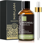 Patchouli Essential Oil, MAYJAM 3.38FL.OZ Essential Oils, Use by MAYJAM