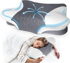 Cervical Neck Pillows with Memory Foam by Puzzlandia