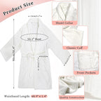 my novel things Birthday Gifts for Women, Spa Robe and Slippers Set, Bathrobe - Image 2