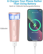 withthesun Portable Nano Face Mister, Facial Steamer, USB Rechargeable Cool - Image 4