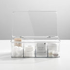 mDesign Plastic Divided First Aid Storage Box Kit - Image 3