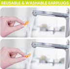 TICONN 48 Pairs Reusable Silicone Ear Plugs - Image 4